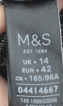 Womens UK Size 14 Marks and Spencer Grey Basic Jacket