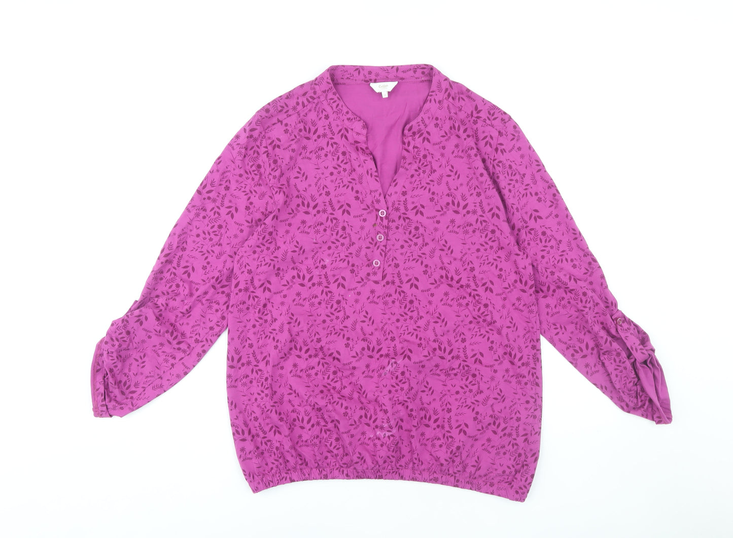 Cotton Traders Women's Floral Blouse, Pink, Size 12