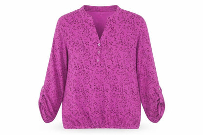 Womens UK Size 12 Cotton Traders Pink Basic Blouse