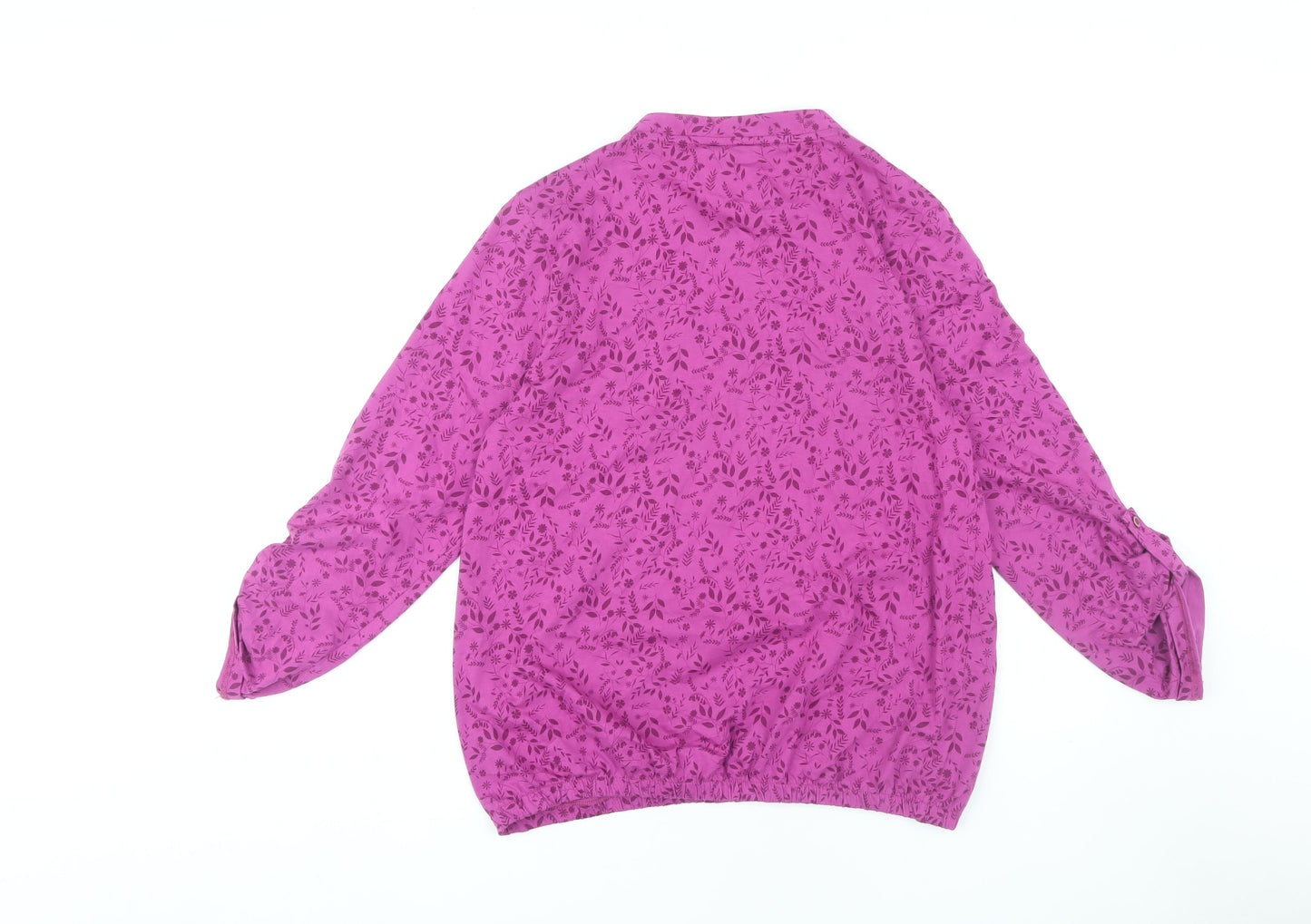 Cotton Traders Women's Floral Blouse, Pink, Size 12