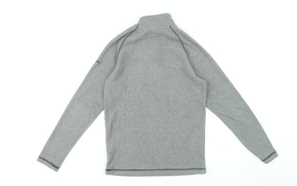 Mens UK Size XS Trespass Grey 1/4 Zip Sweatshirt