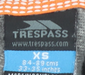 Mens UK Size XS Trespass Grey 1/4 Zip Sweatshirt