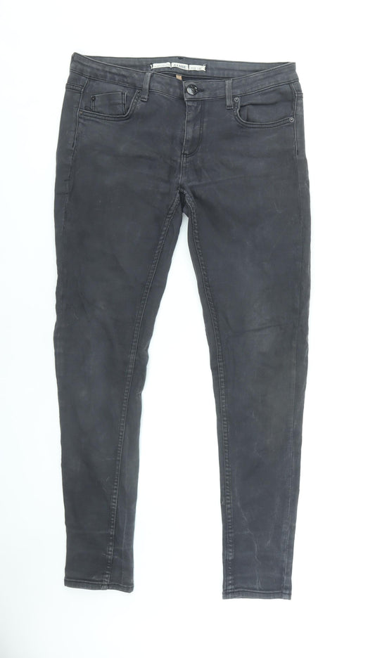 Topshop Women's Black Skinny Jeans Size 14