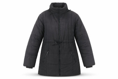 JoJo Maman Bébé Women's Black Mid-Length Coat Size 12