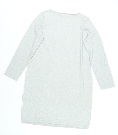 Heine Women's Colourblock Beaded Shift Dress Size 18