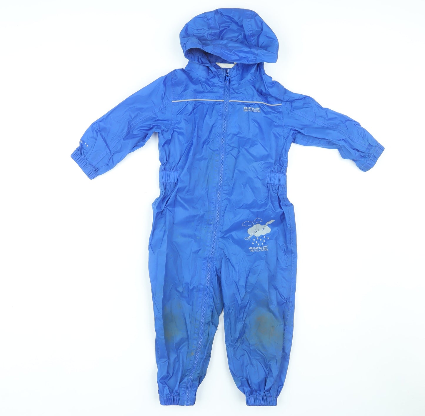 Regatta Blue Unisex Toddler Snowsuit 24-36 Months Hooded