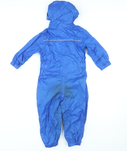 Regatta Blue Unisex Toddler Snowsuit 24-36 Months Hooded