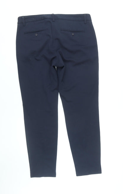 Only & Sons Men's Blue Trousers, Size 36, Polyester Blend