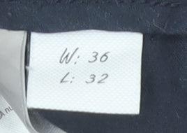 Only & Sons Men's Blue Trousers, Size 36, Polyester Blend