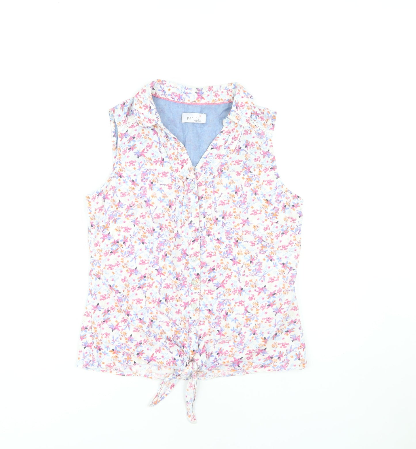 Womens UK Size 10 Marks and Spencer Multicoloured Tunic Blouse