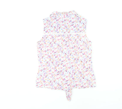 Womens UK Size 10 Marks and Spencer Multicoloured Tunic Blouse