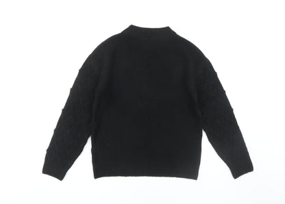 Womens UK Size XS Marks and Spencer Black Pullover Jumper