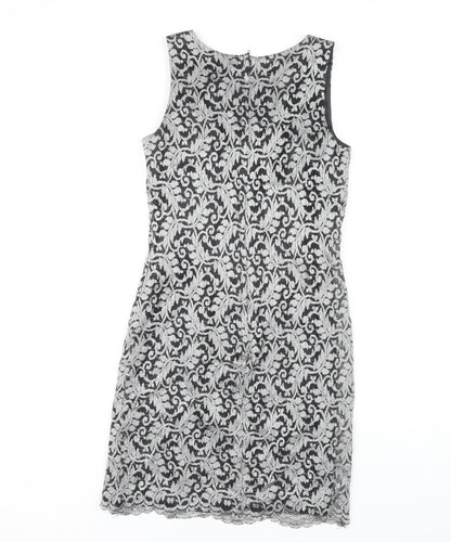 New Look Women’s Black Lace Sleeveless Dress UK 12
