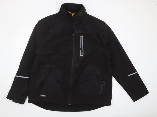WorkWear Men's Black Soft Shell Jacket 2XL