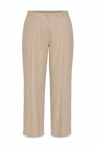 Womens UK Size 12 Viyella Regular Fit Casual Beige Trousers