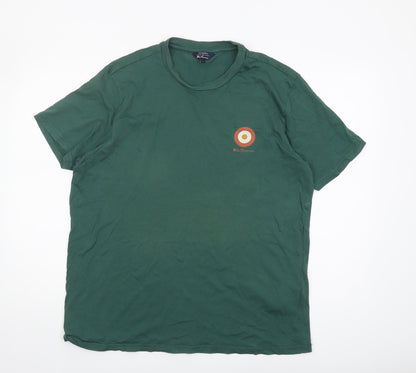 Mens UK Size L Ben Sherman Green  T-Shirt