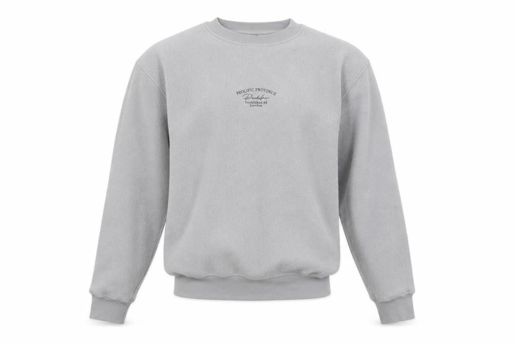 Mens UK Size S River Island Grey Pullover Sweatshirt
