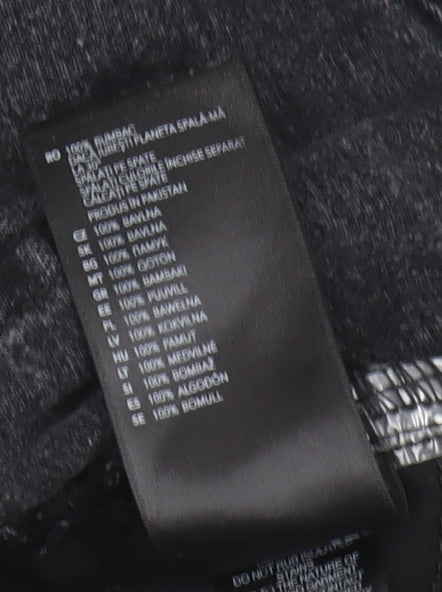 Principles Black Check Women's Skirt Size 10