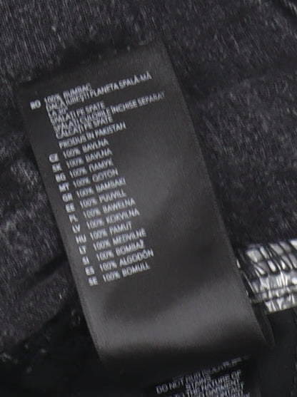 Principles Black Check Women's Skirt Size 10