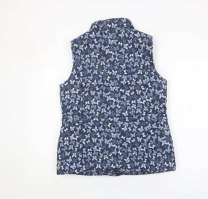 Womens UK Size 10 M&Co Blue Basic Jacket