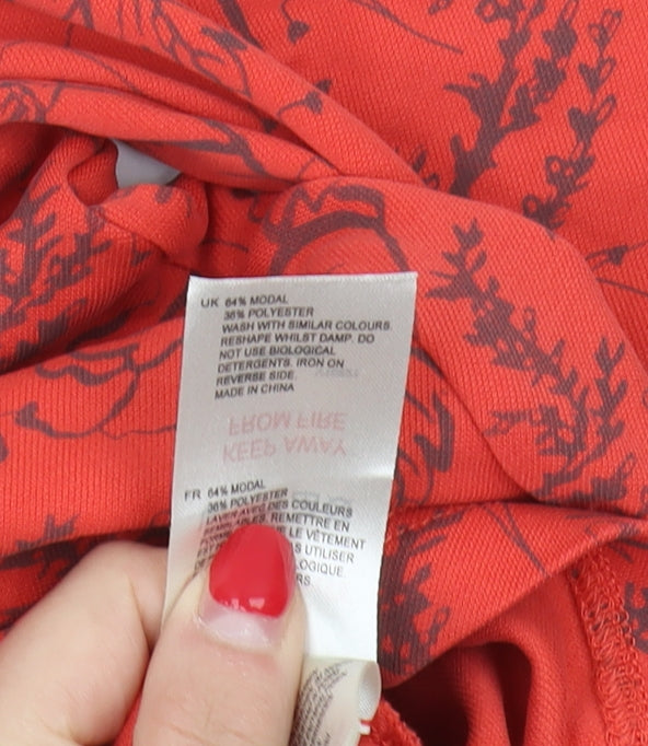 Womens UK Size 12 White Stuff Red Tunic Tunic