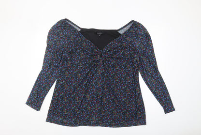 Womens UK Size 20 Simply Be Multicoloured Basic Blouse