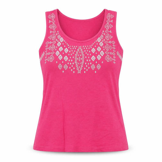 Womens UK Size S Isle Pink Basic Tank