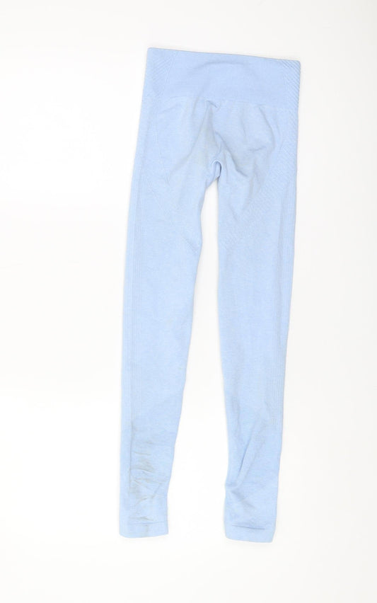 USAPRO Women's Blue Leggings, XS, Slim Fit