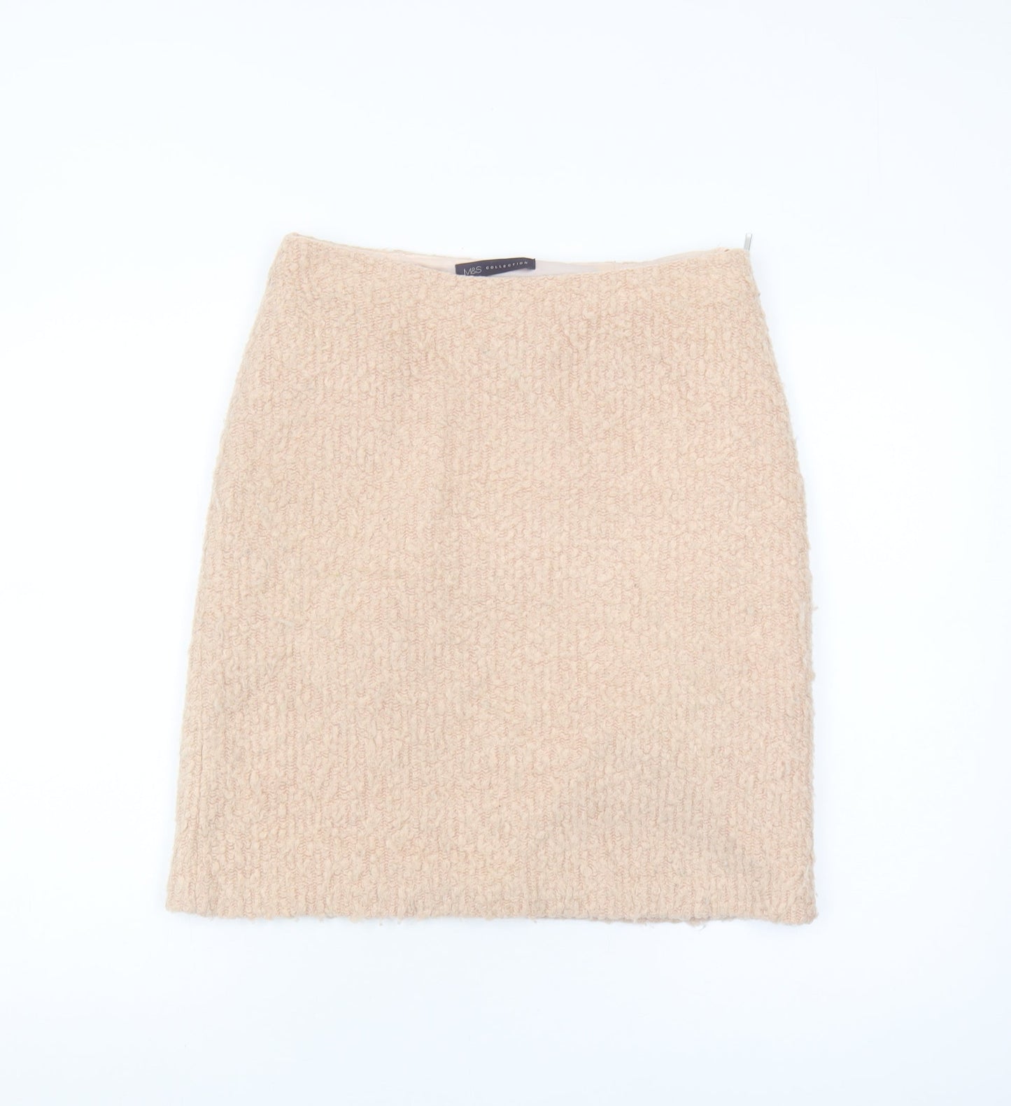 Marks and Spencer Beige Women's Pencil Skirt Size 10