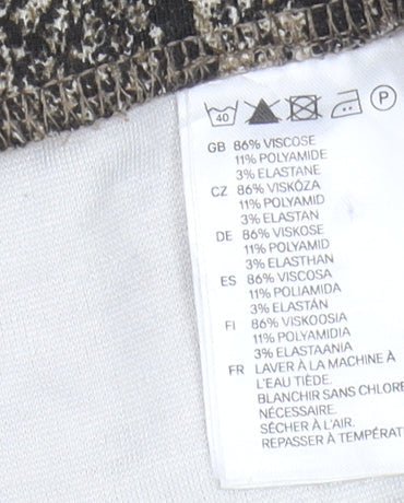 H&M Women's Multicoloured Pencil Skirt, Size 12