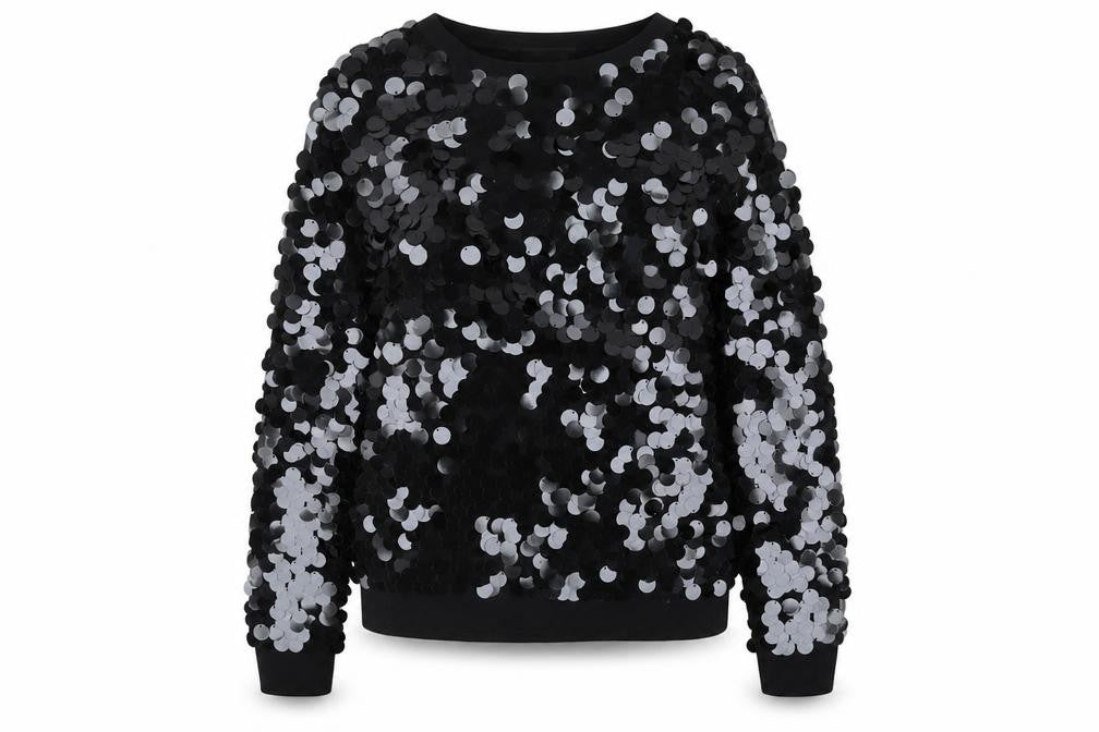 Womens UK Size 8 NEXT Black Pullover Sweatshirt