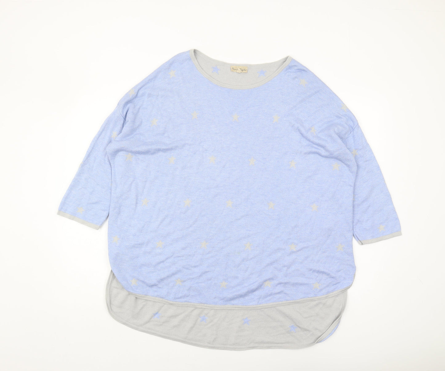 Womens UK Size L Phase Eight Blue Pullover Jumper