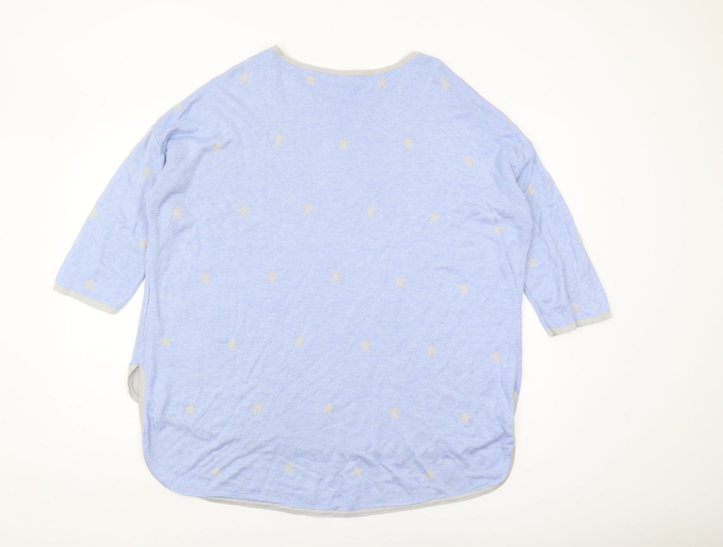 Womens UK Size L Phase Eight Blue Pullover Jumper