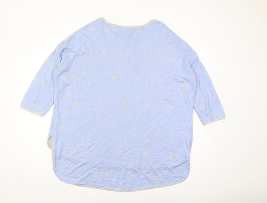 Womens UK Size L Phase Eight Blue Pullover Jumper