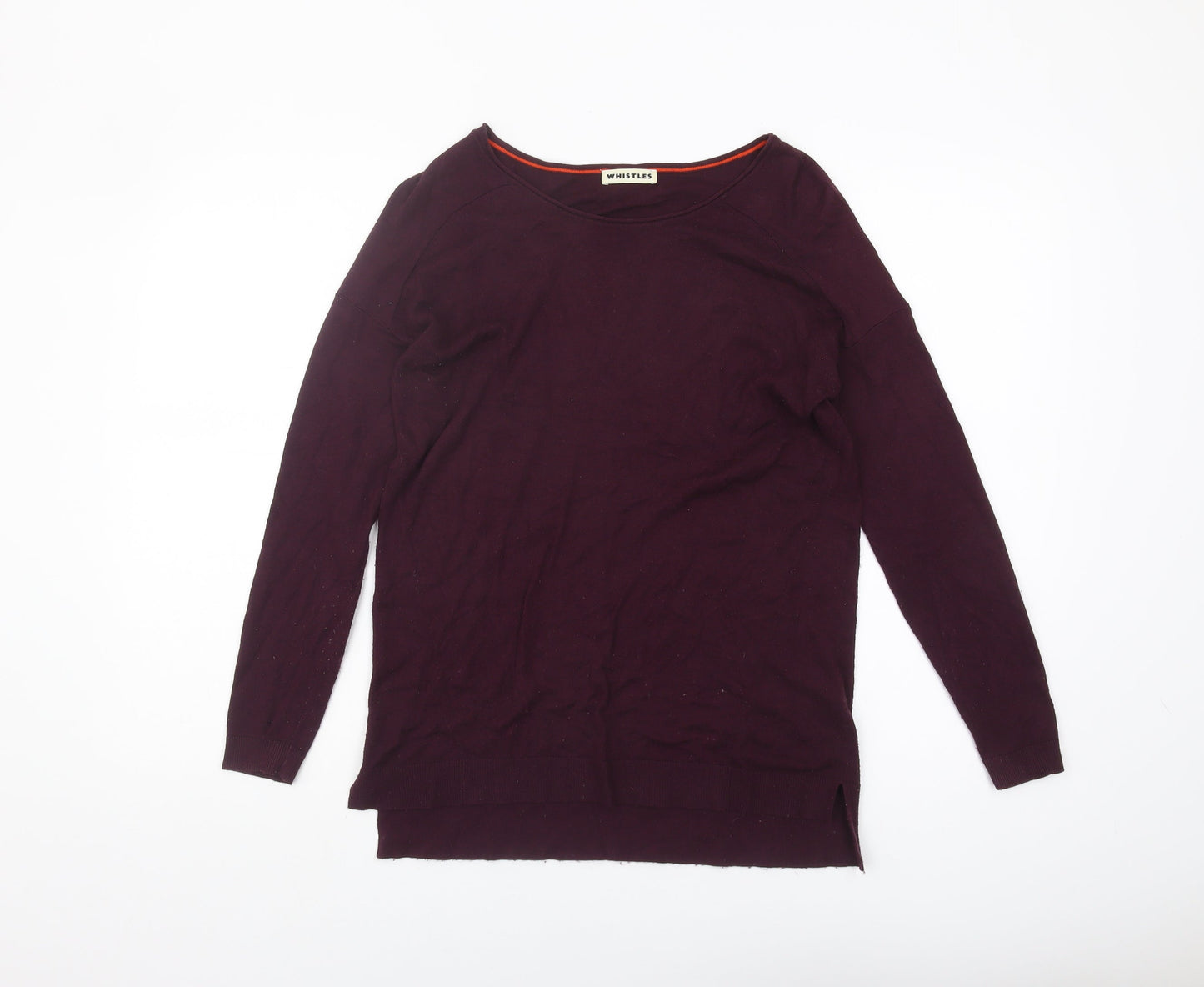 Womens UK Size XS Whistles Purple Pullover Jumper