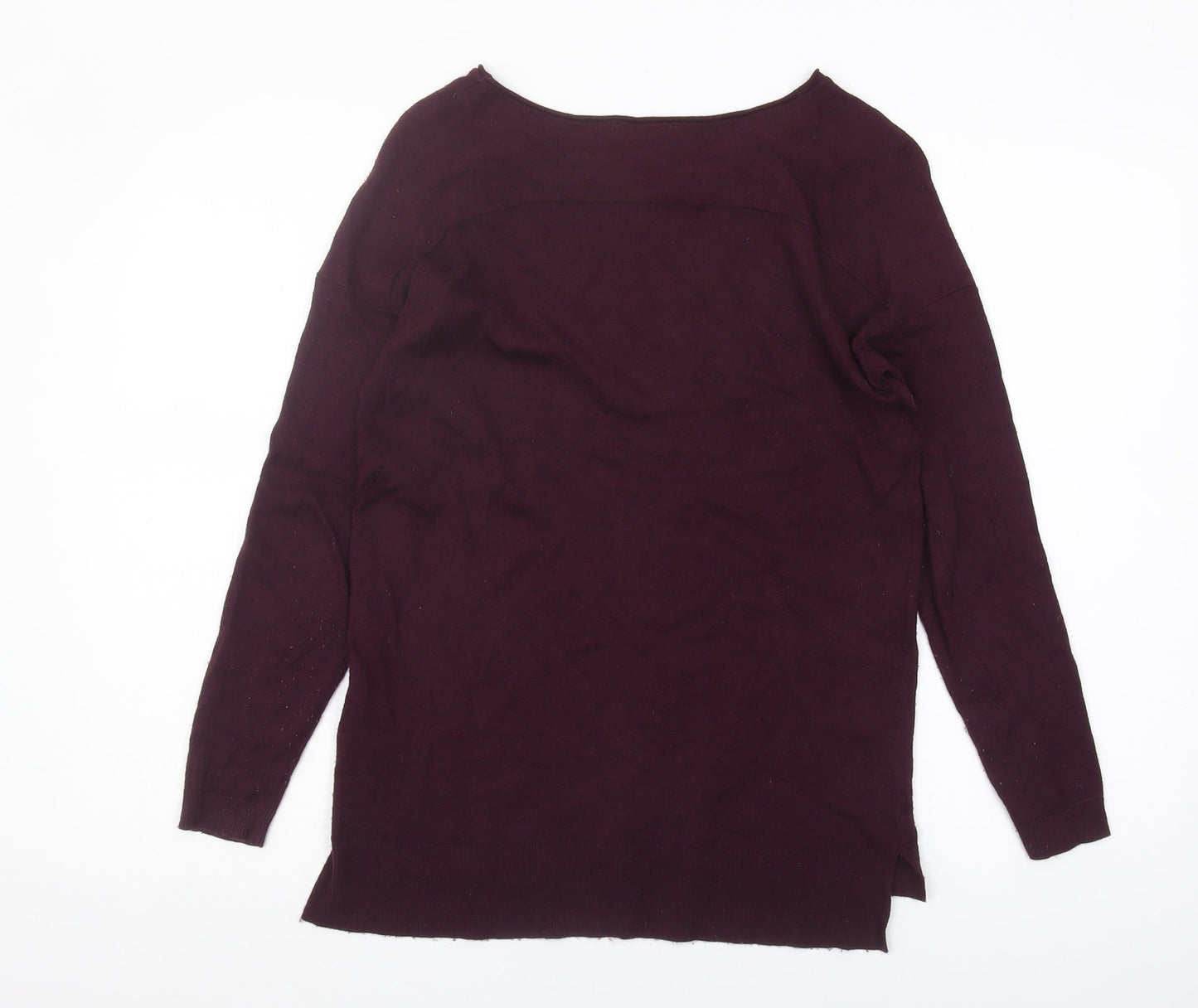 Womens UK Size XS Whistles Purple Pullover Jumper