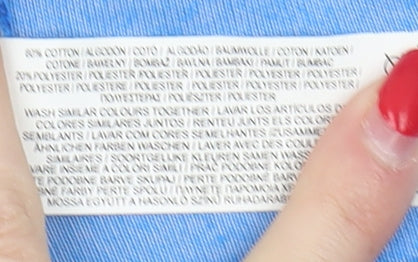 Disney Women's Blue Drawstring Shorts, Size S, Casual Comfort