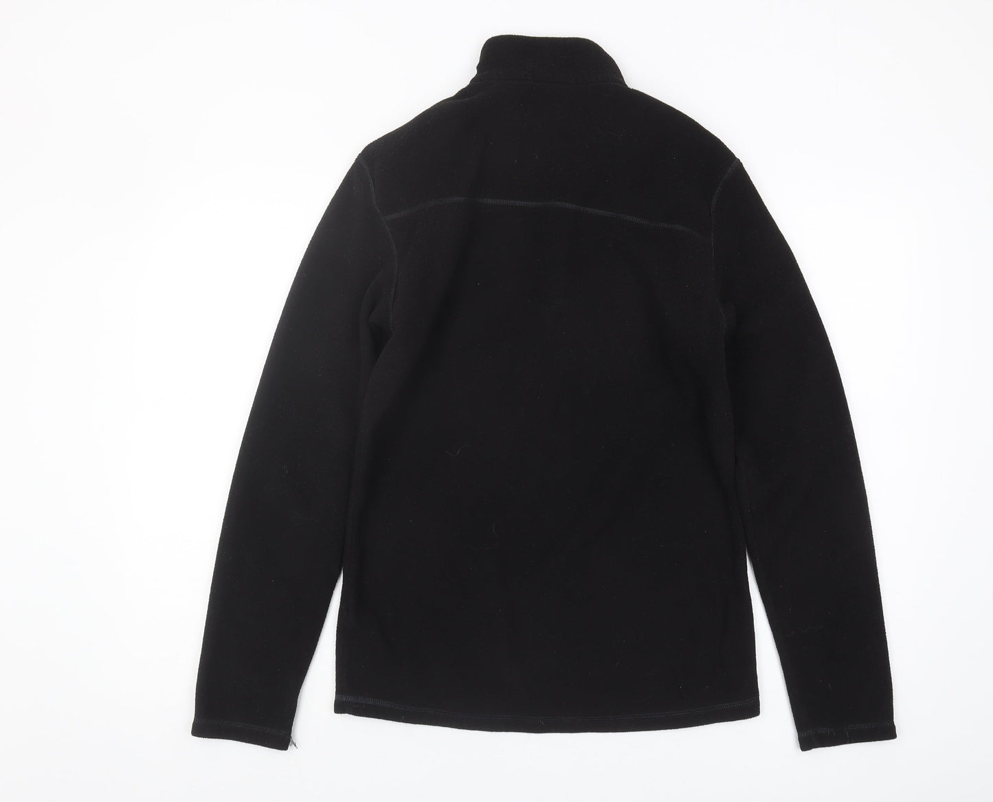 Mens UK Size S DECATHLON Black 1/4 Zip Sweatshirt