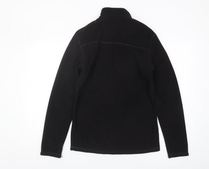 Mens UK Size S DECATHLON Black 1/4 Zip Sweatshirt