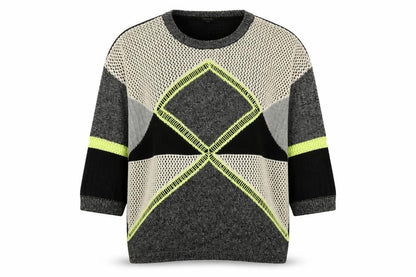 Womens UK Size 16 River Island Multicoloured Pullover Jumper