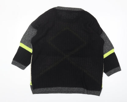 Womens UK Size 16 River Island Multicoloured Pullover Jumper