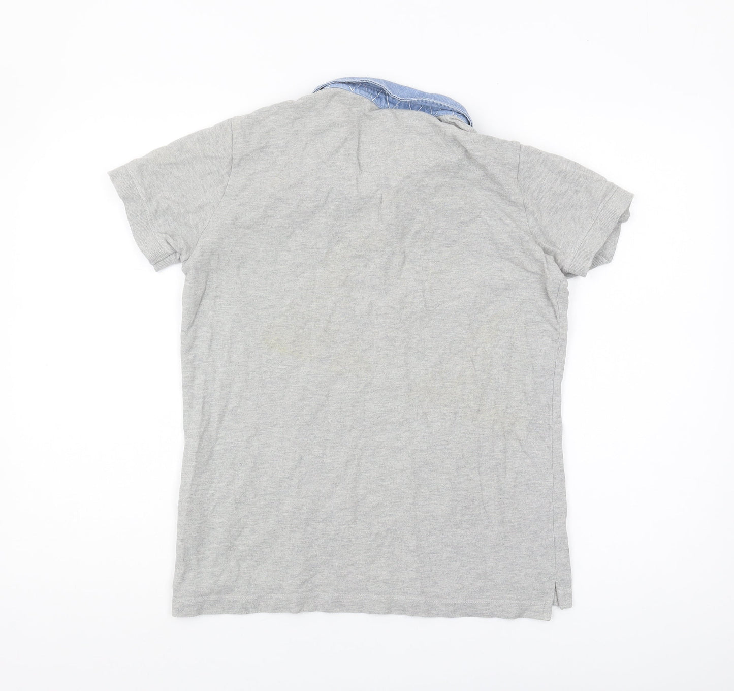 Unisex Adults UK Size M Diesel Grey Basic Polo