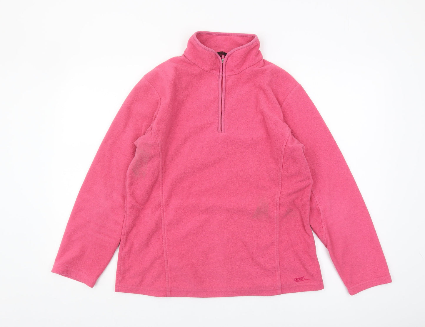 Gelert Women Pink Fleece Pullover Sweatshirt Size 12