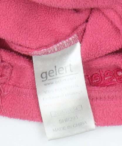 Gelert Women Pink Fleece Pullover Sweatshirt Size 12