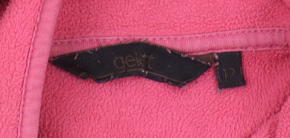 Gelert Women Pink Fleece Pullover Sweatshirt Size 12