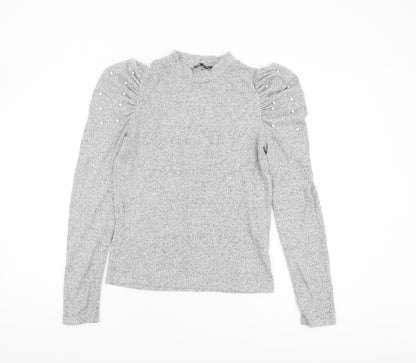 Womens UK Size M Zara Grey Pullover Jumper