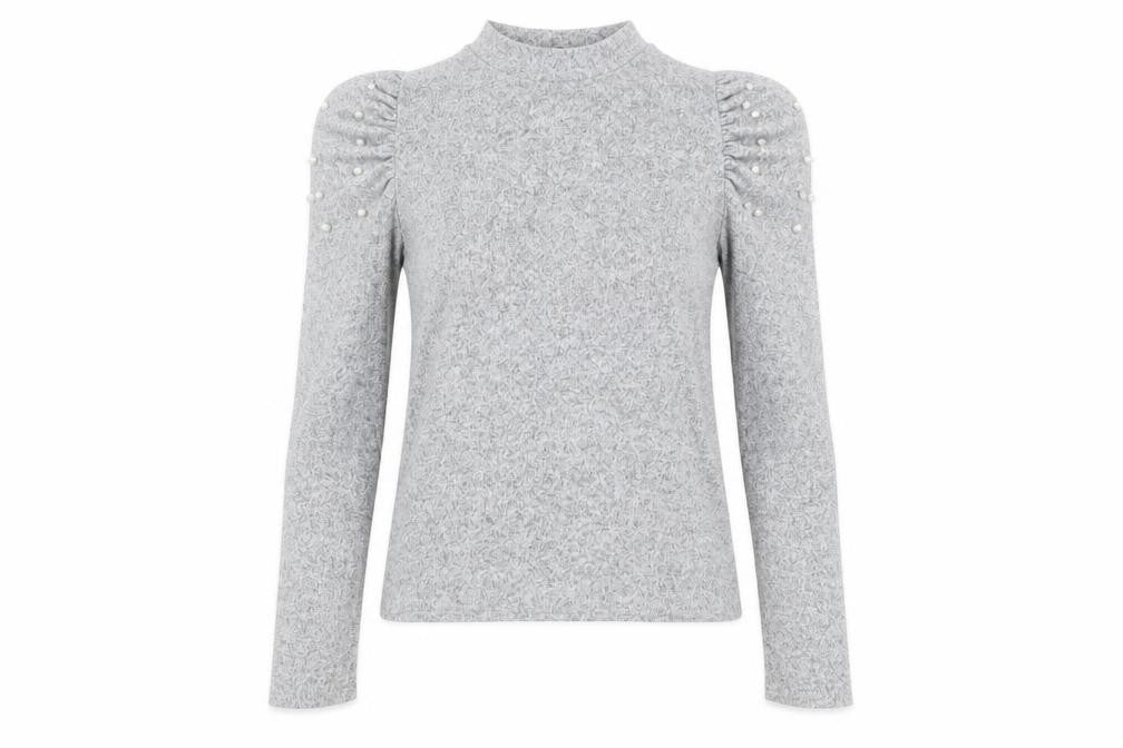 Womens UK Size M Zara Grey Pullover Jumper