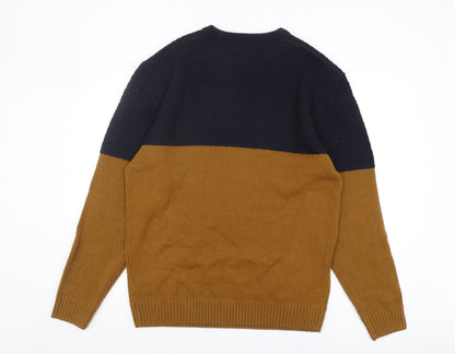 Next Men's XL Multicoloured Cable-Knit Pullover