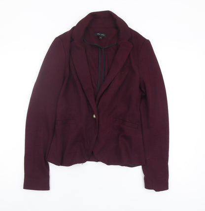 New Look Women's Red Blazer Size 8, Regular Fit, Lined