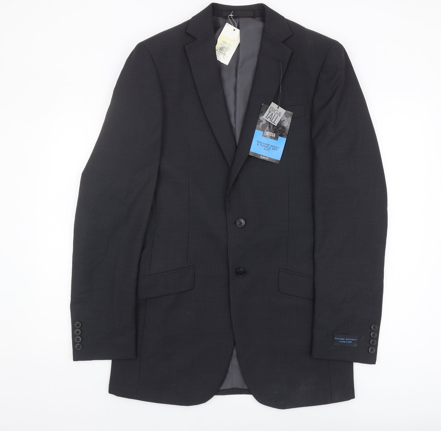 Mens UK Size 36 Marks and Spencer Big & Tall Grey Suit Jacket